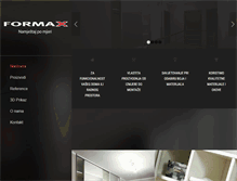 Tablet Screenshot of formax.hr